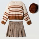 Sweater with skirt set